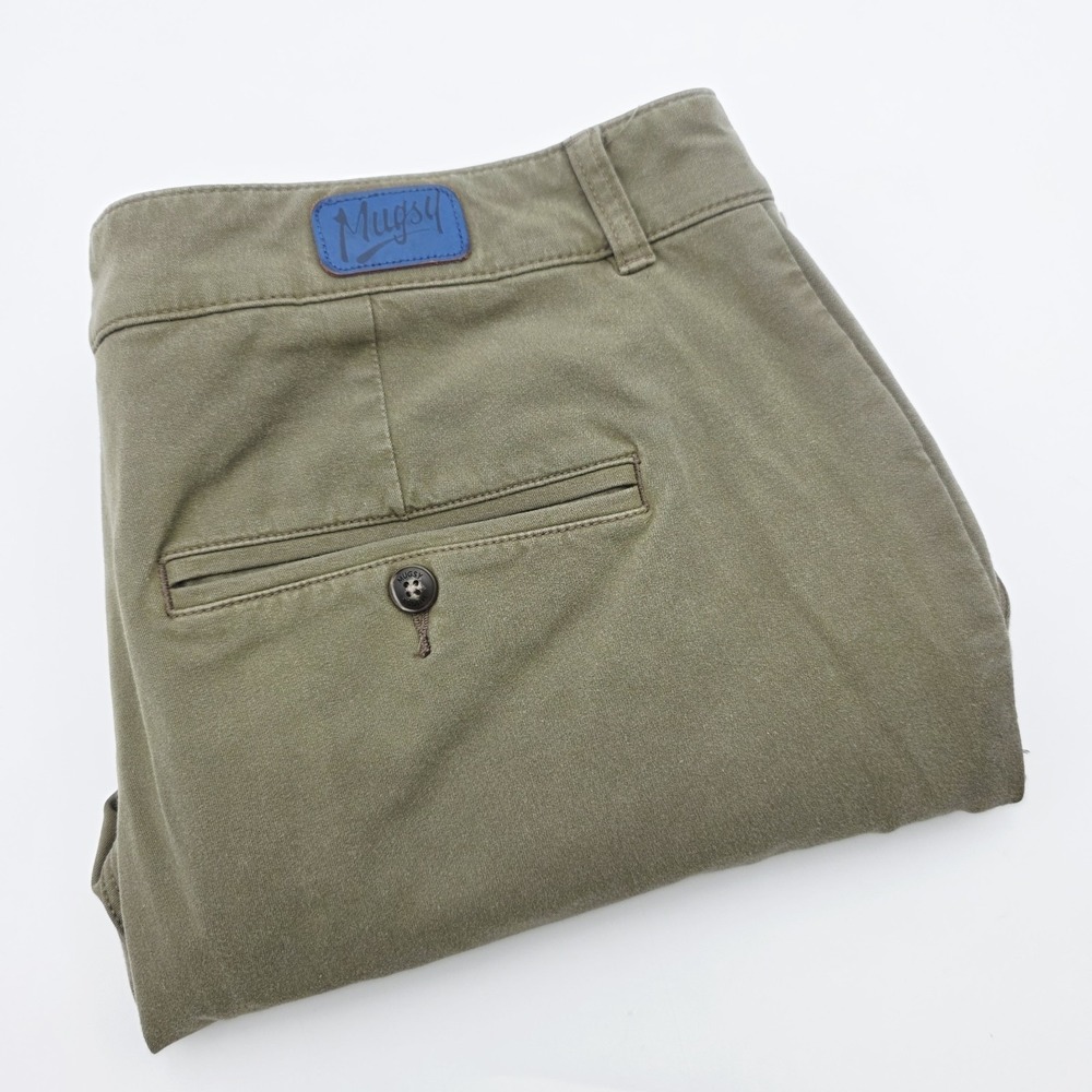 Mugsy Jeans Men 36x30 (Fit 34X26.5)Olives Stretch Olive Green Workwear Pant Read